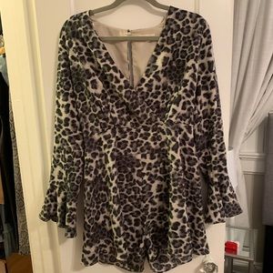 Cheetah Romper